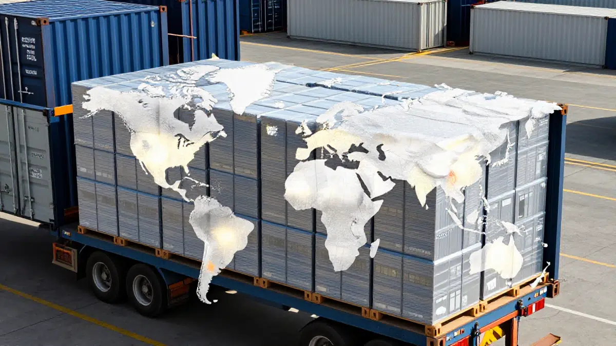 Centro logístico global para la exportación de productos de iluminación