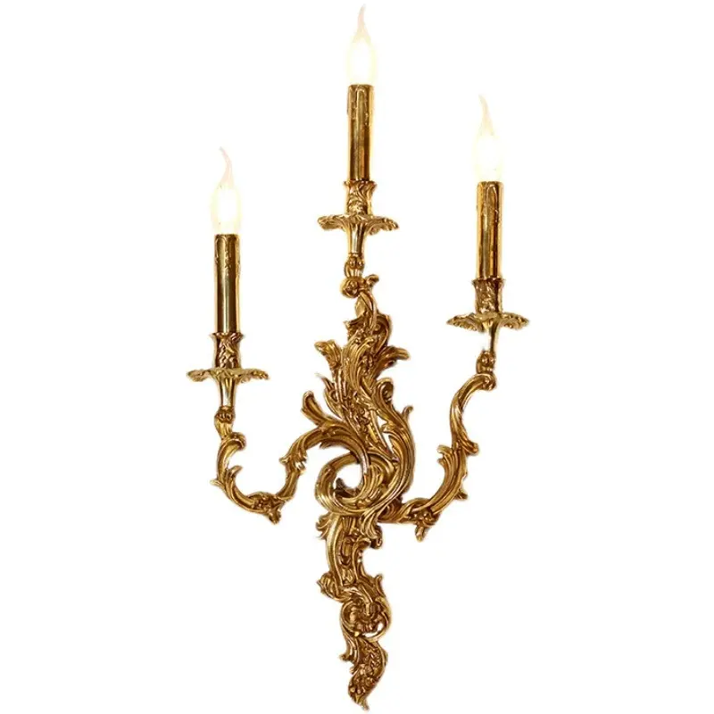 Lampu dinding bergaya Prancis retro