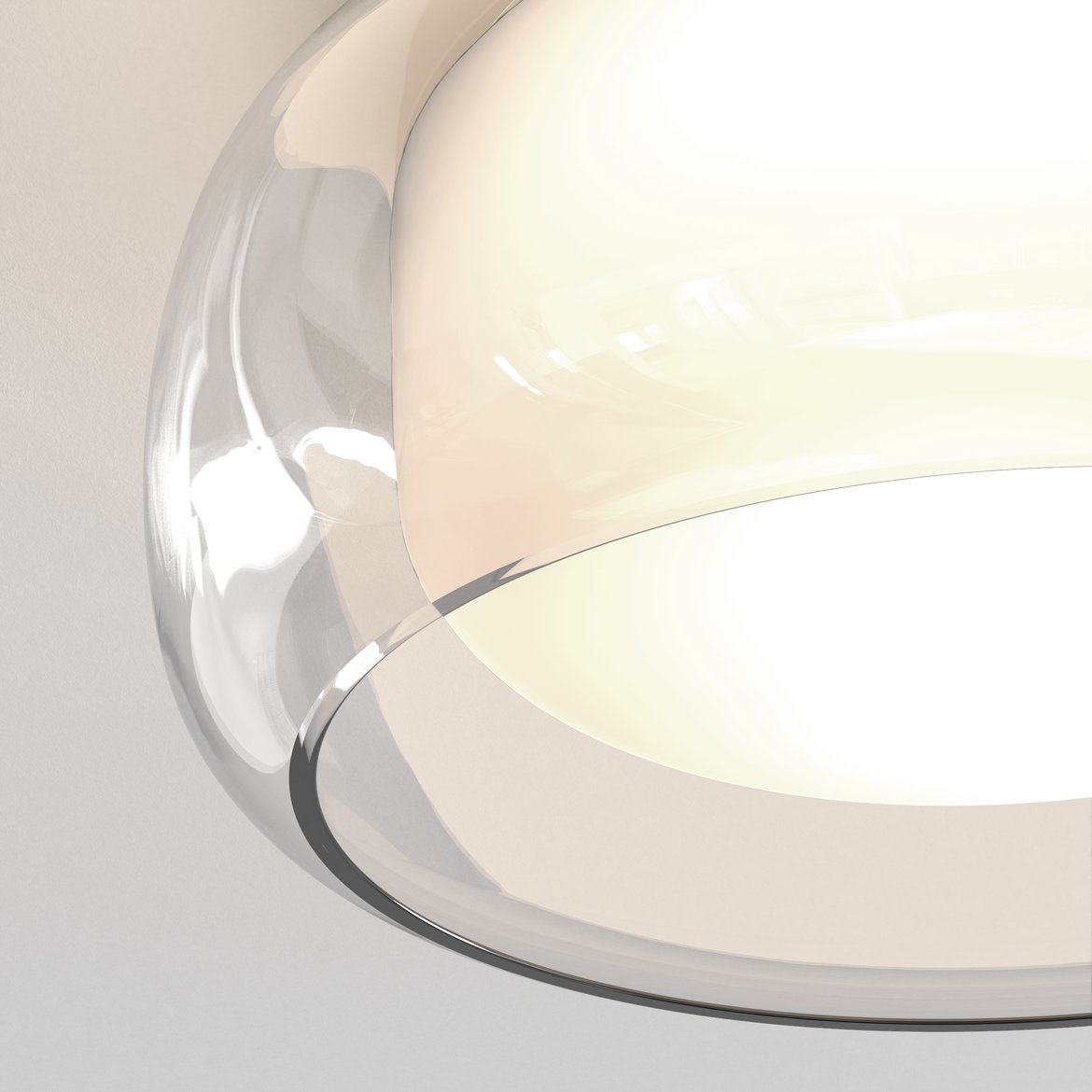 Lampu plafon berbentuk drum