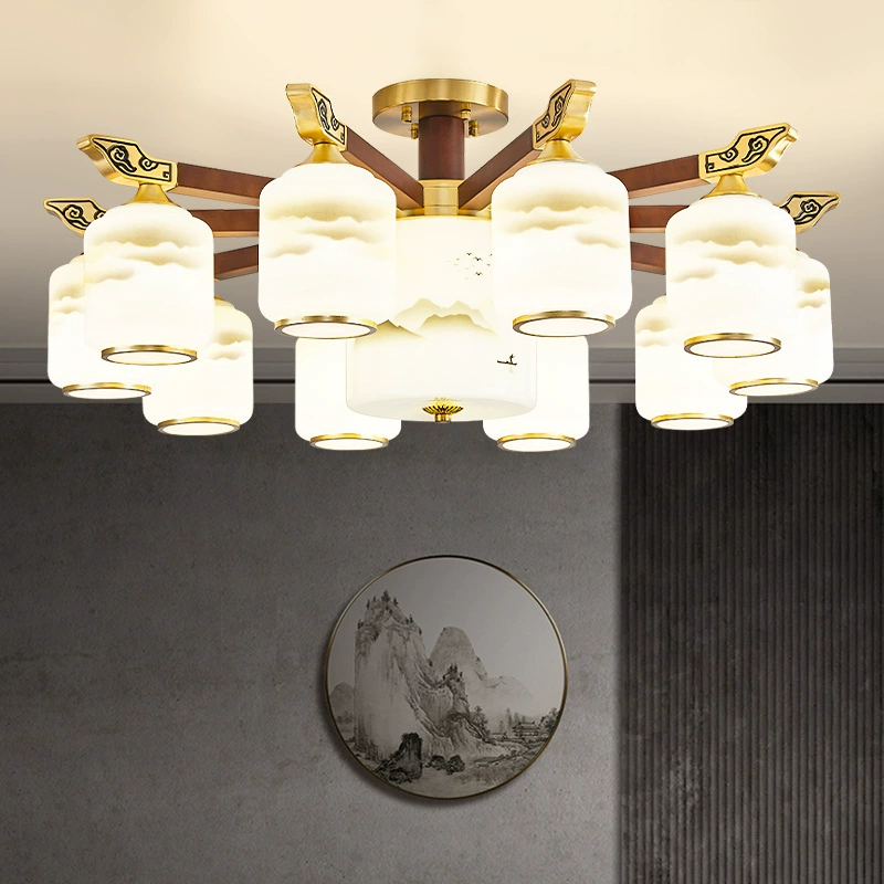 Lampu plafon bergaya Tiongkok