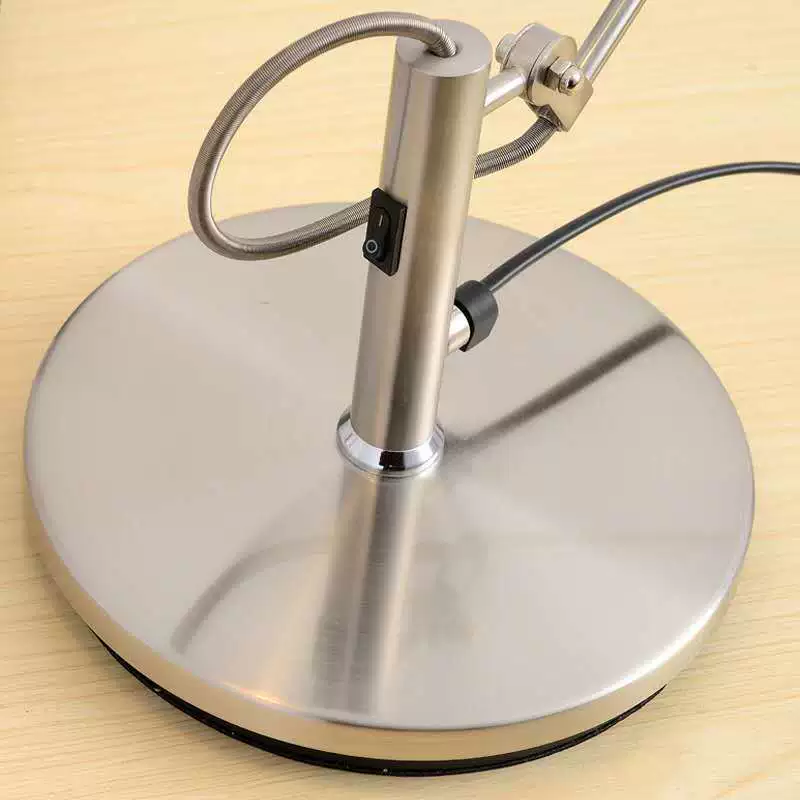 Lamparas de mesa de oficina sencillas con brazo largo plegable