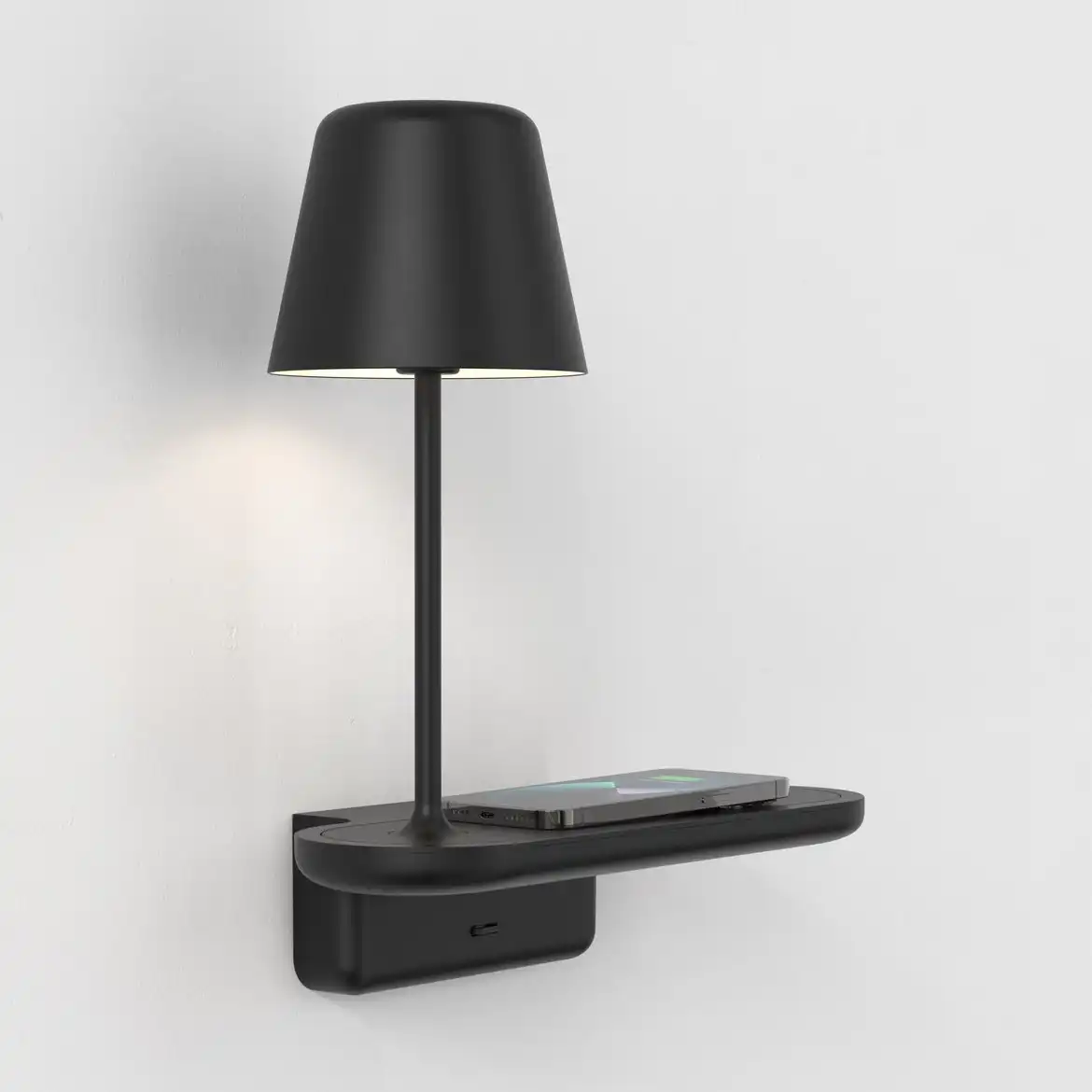 Lampu dinding multifungsi untuk samping tempat tidur